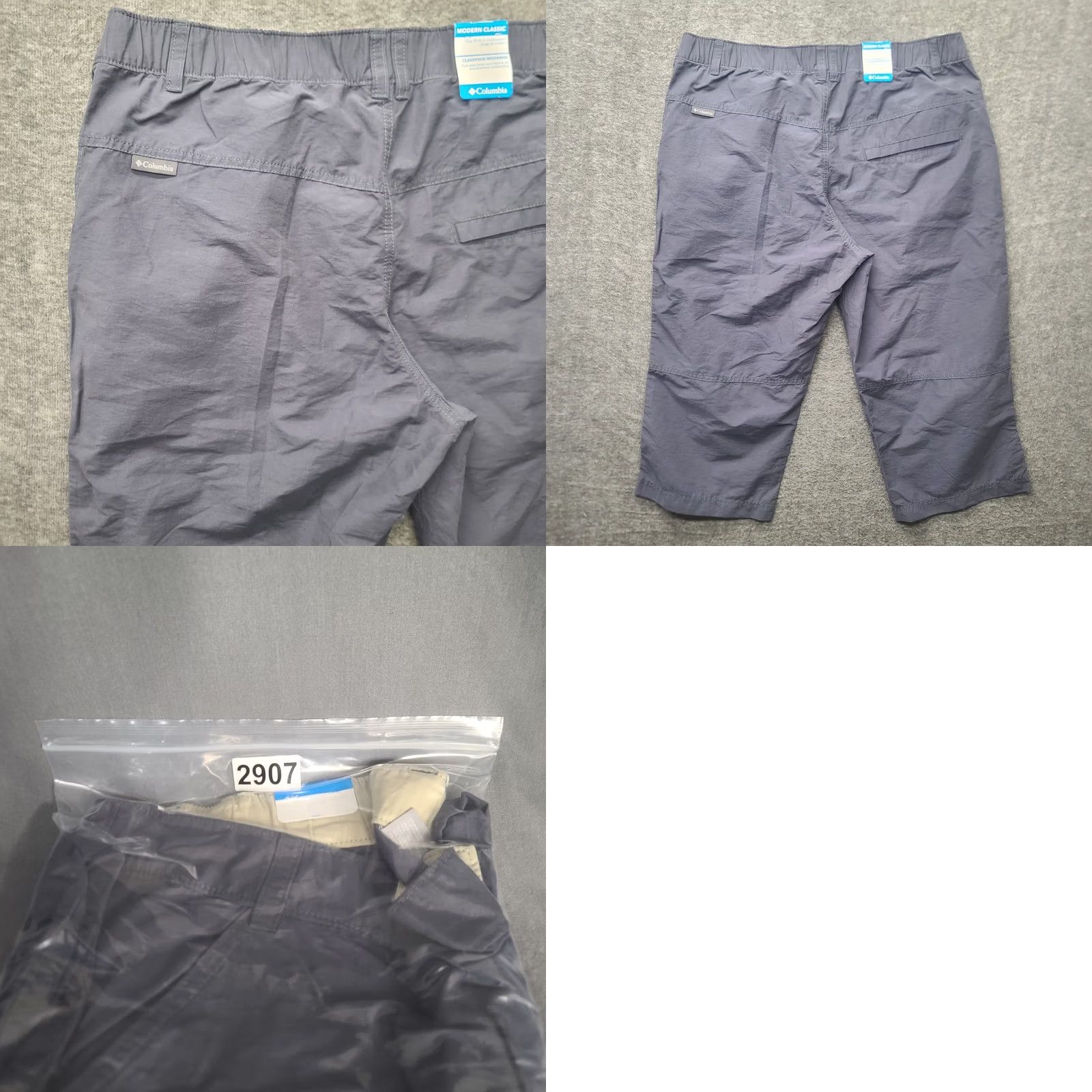 Vintage Columbia Arch Caper Capri Womens 16x20 Regular Fit Outdoors Hiking Camping Capri Pants Blue Cotton Nylon Polyester Microfiber Size ONE SIZE - 9 Thumbnail