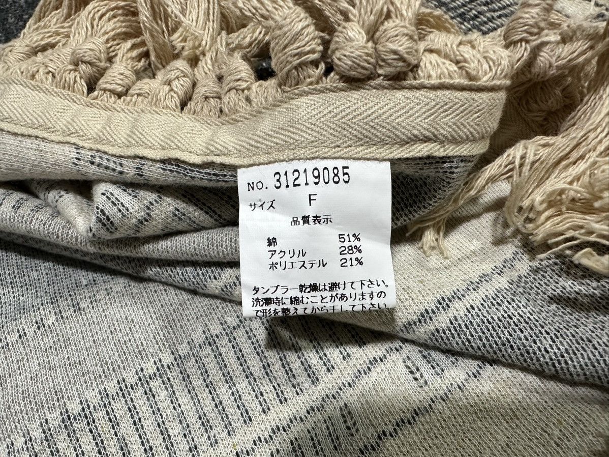 GOA 🔥Y2K Archived Goa Stole Fringed Ethnic Capes Frayed Scarf Size US XL / EU 56 / 4 - 16 Thumbnail