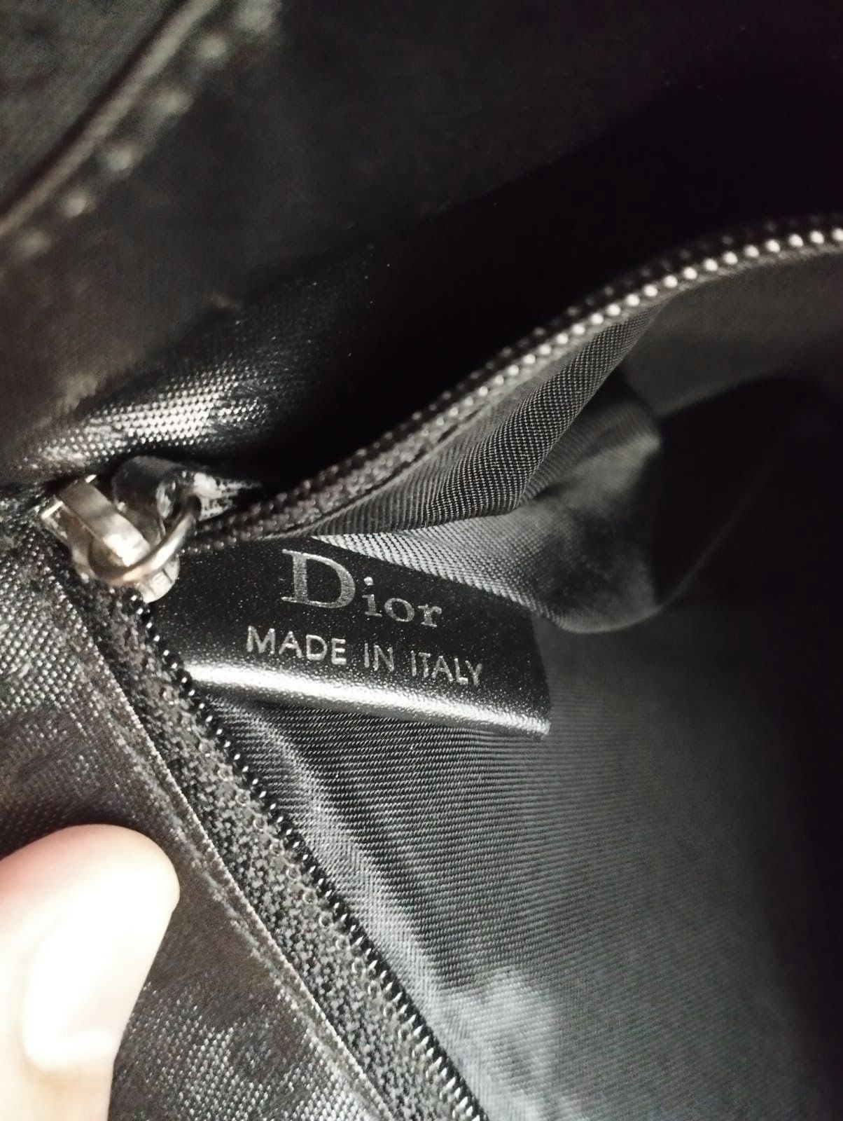 Dior × Hedi Slimane Dior Homme FW03 "Luster" Waxed Monogram Canvas Crossbody Bag Size ONE SIZE - 8 Thumbnail
