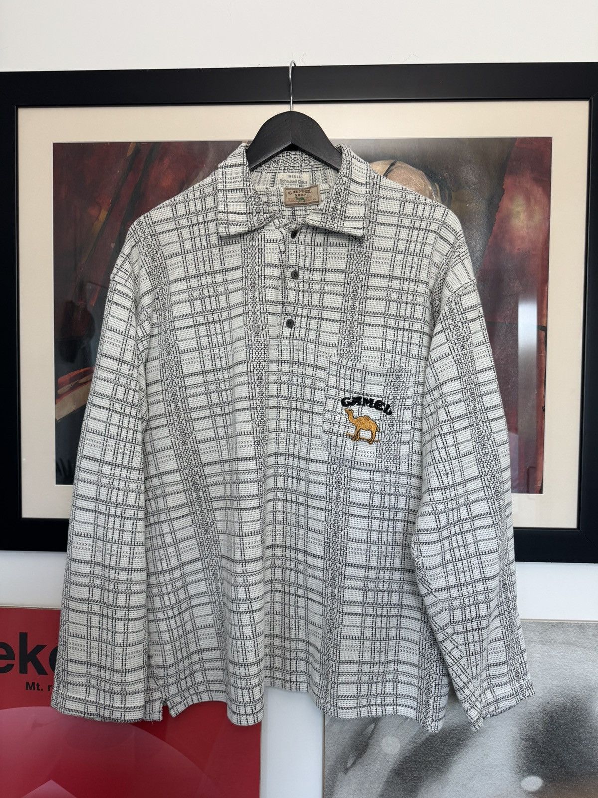 Camel Vintage Camel Polo Knit Retro 90s Knitted Casual Streetwear Size US XL / EU 56 / 4 - 1 Thumbnail