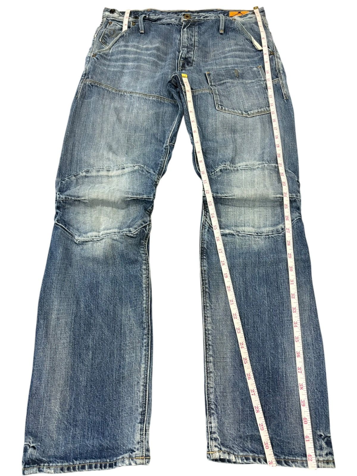 G-Star Vintage G Star Raw Tactical Style Buckle Back Loose Jeans Size US 34 / EU 50 - 7 Thumbnail