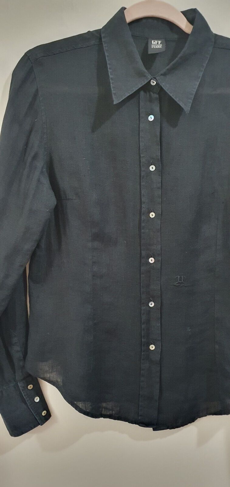 Gianfranco Ferre Gianfranco Ferre Shirt linen Long Sleeves Button Size L / US 10 / IT 46 - 4 Thumbnail