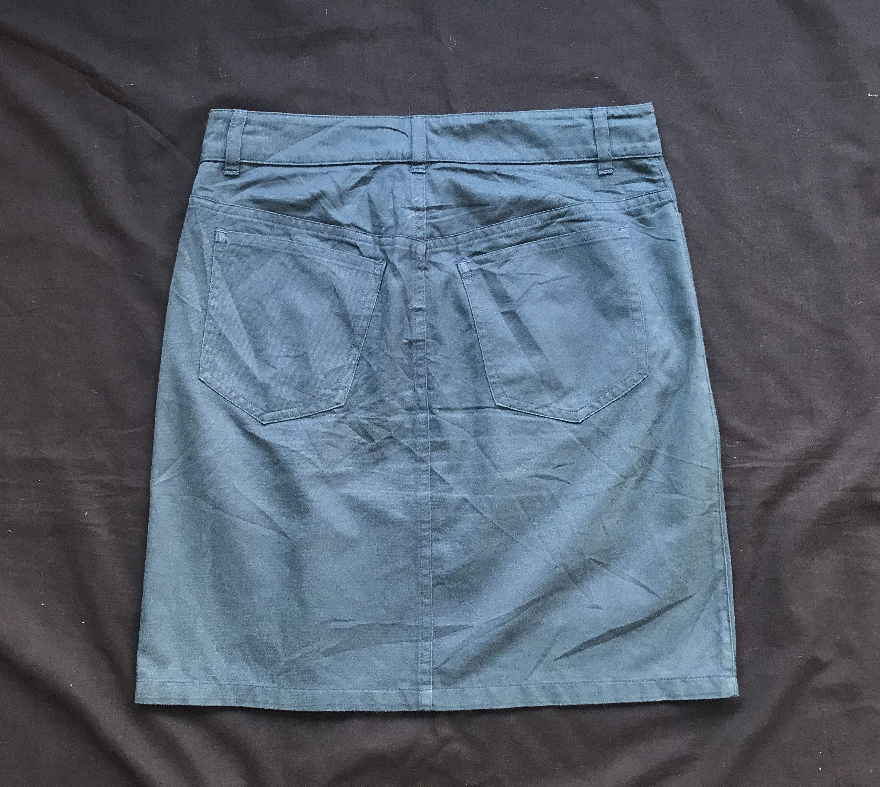 A.P.C. (SK32) APC Navy Blue 5 Pocket Zip Short Skirt Sz XS Size 27" / US 4 / IT 40 - 7 Thumbnail