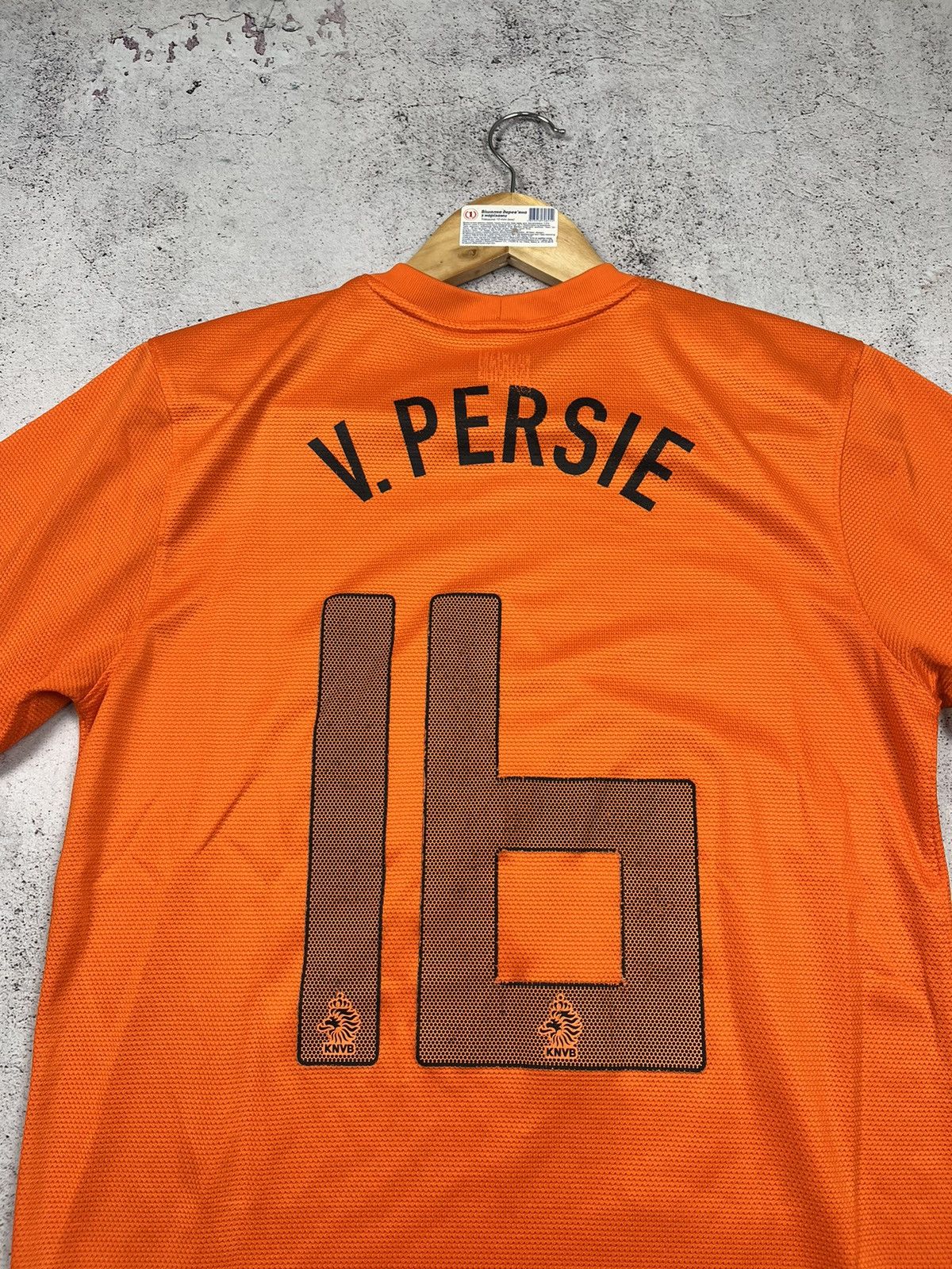 Nike NIKE NETHERLANDS 2012 2013 HOME SOCCER JERSEY #16 V.PERSIE Size US S / EU 44-46 / 1 - 5 Thumbnail