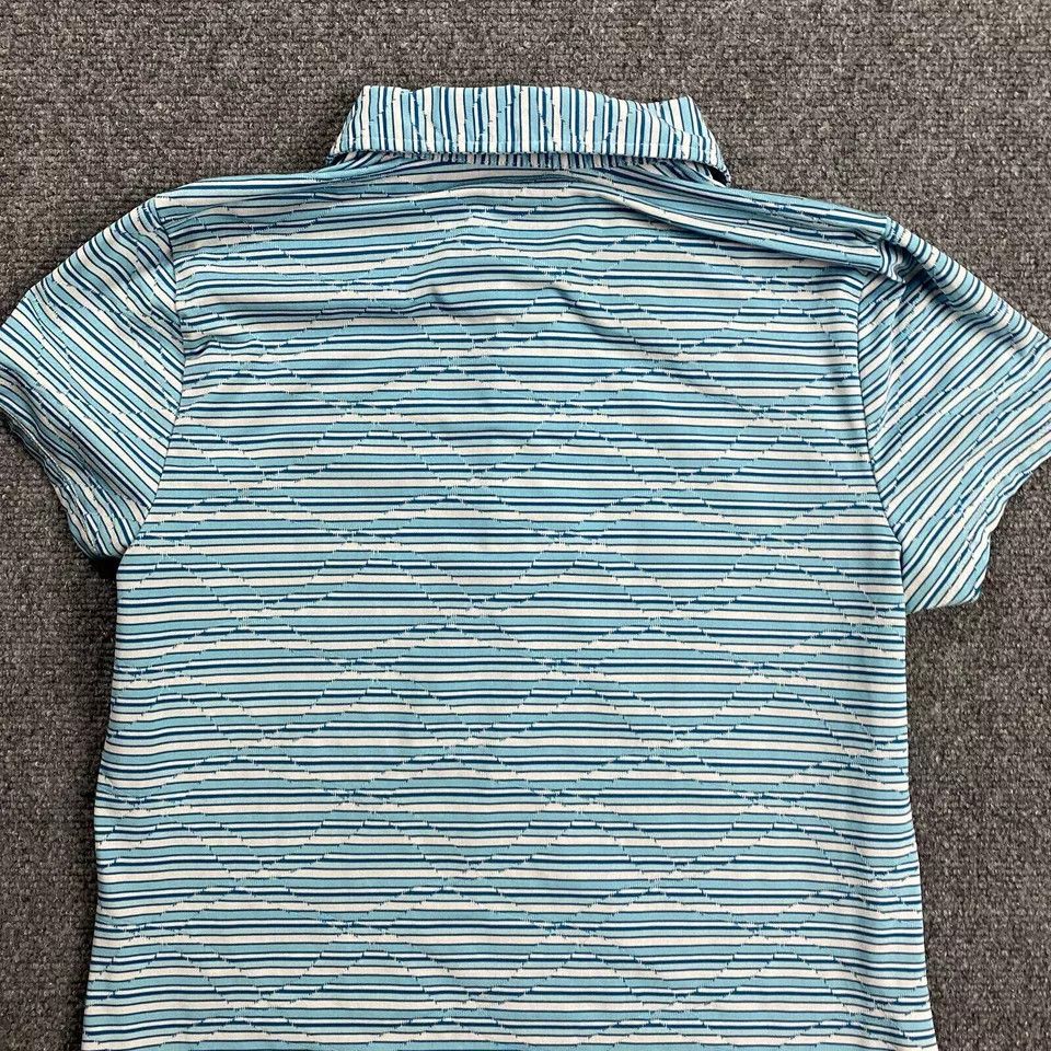 Izod Izod XFG Polo Women's Medium Striped 1/4 Zip Cool FX Golf Size M / US 6-8 / IT 42-44 - 5 Thumbnail