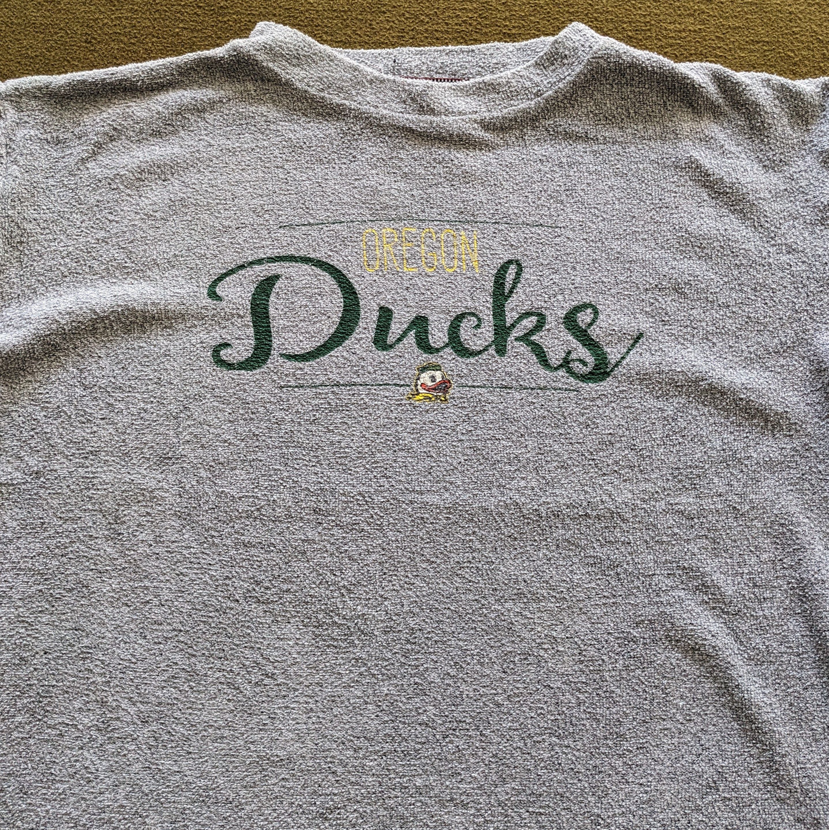 Vintage Vintage OREGON DUCKS NFL Team Sweatshirt Size US XL / EU 56 / 4 - 2 Thumbnail