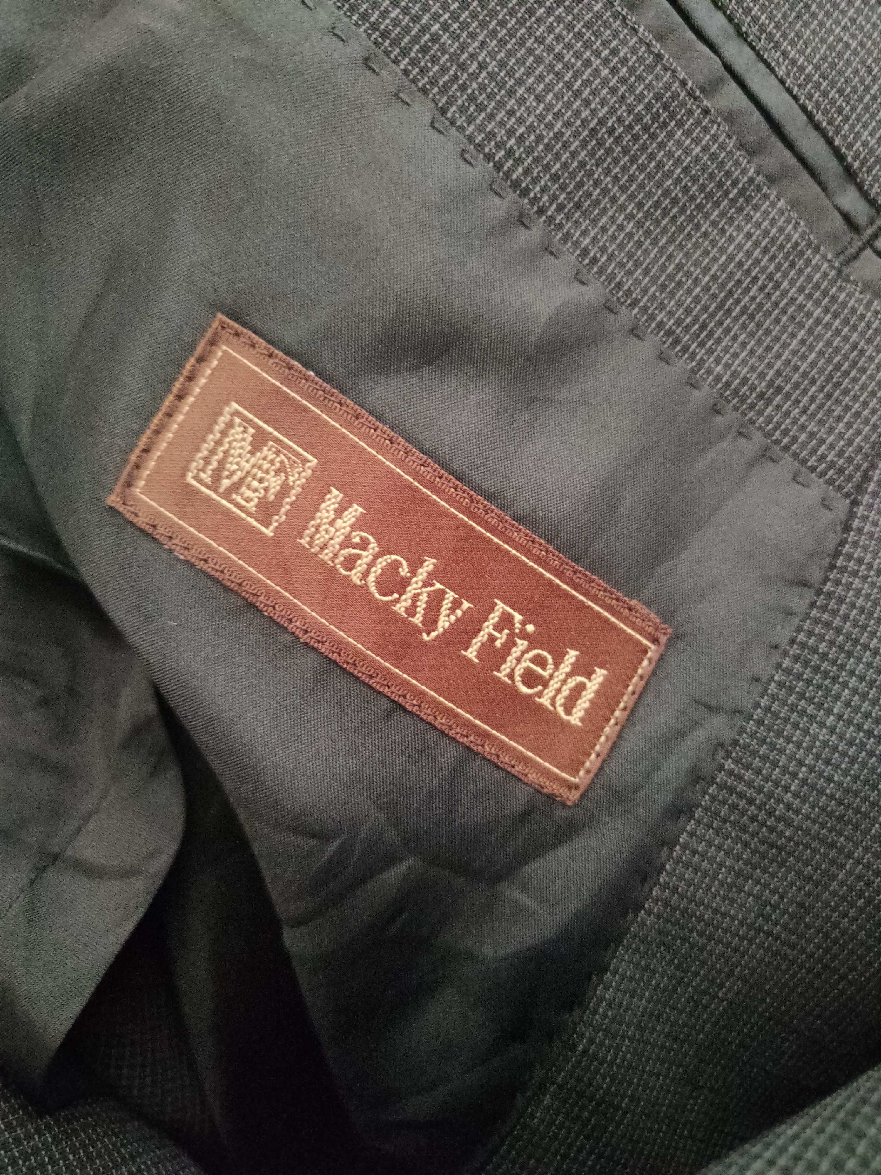 Other Macky Field Dark Gray Blazers Vintage Size US XL / EU 56 / 4 - 13 Thumbnail