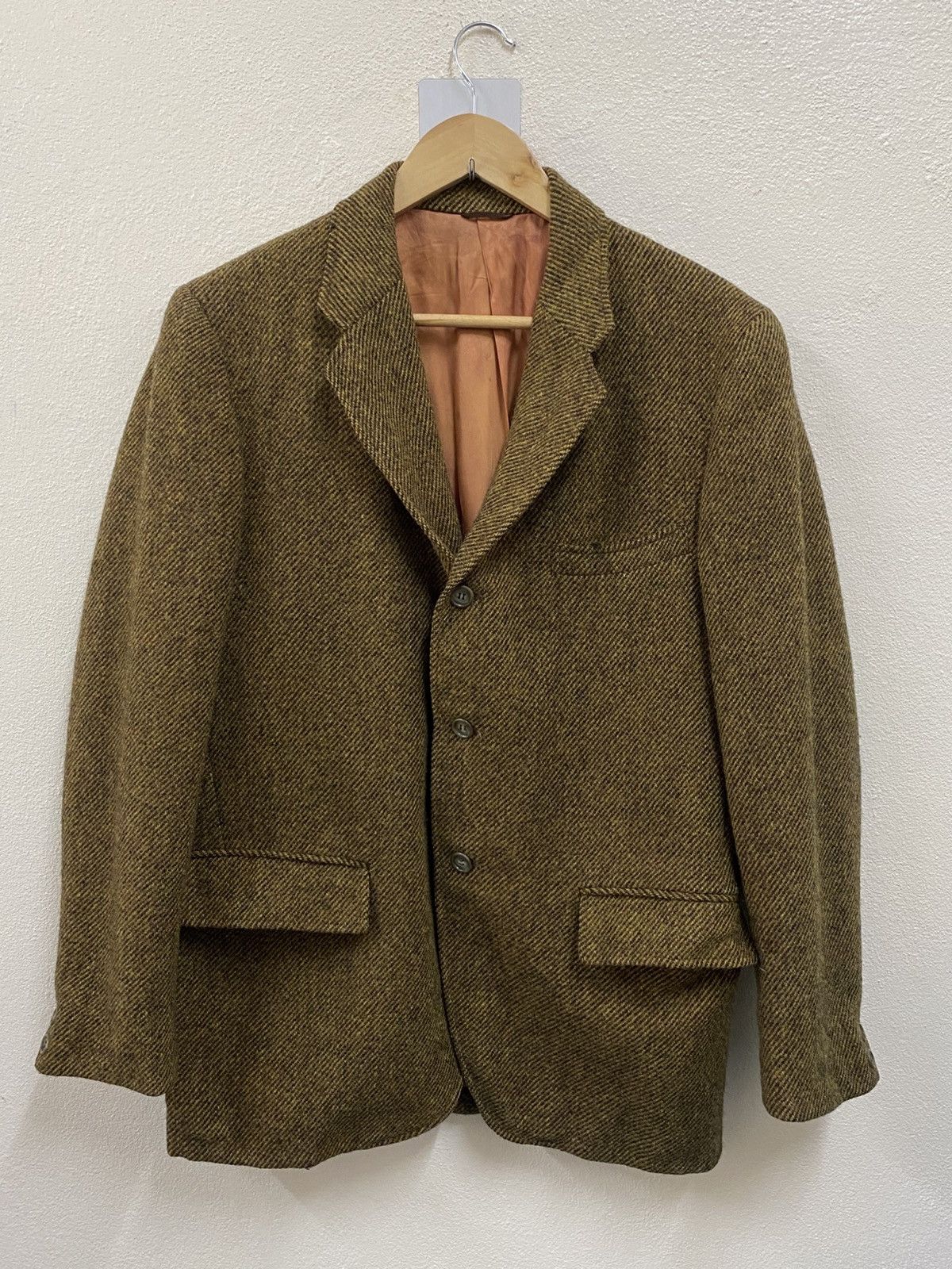 Harris Tweed Vtg Harry Rothman Harris Tweed Spanish Wool Size US M / EU 48-50 / 2 - 3 Thumbnail