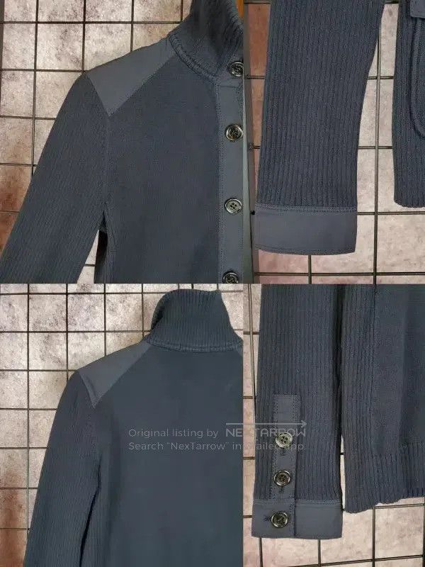 Burberry Burberry Navy Blue Cotton Long Sleeve Sweater. Size S / US 4 / IT 40 - 4 Thumbnail