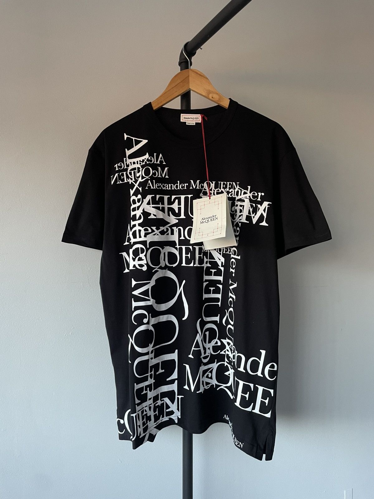 Alexander McQueen ALEXANDER MCQUEEN LOGO PRINT TEE Size US M / EU 48-50 / 2 - 1 Thumbnail