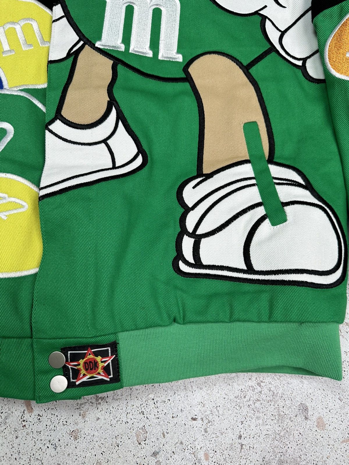 NASCAR × Vintage M&ms Nascar Formula uno F1 racing jacket moto Men XL green Size US XL / EU 56 / 4 - 4 Thumbnail