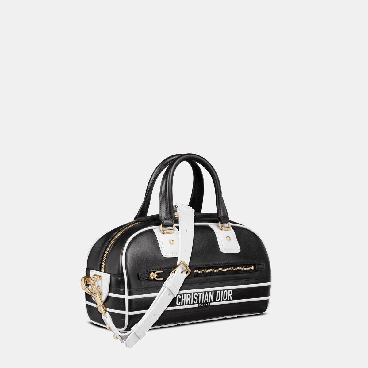 Dior o1bcso1str1124 Size: OS /Vibe Zip Bowling Bag in Black Size ONE SIZE - 1 Thumbnail