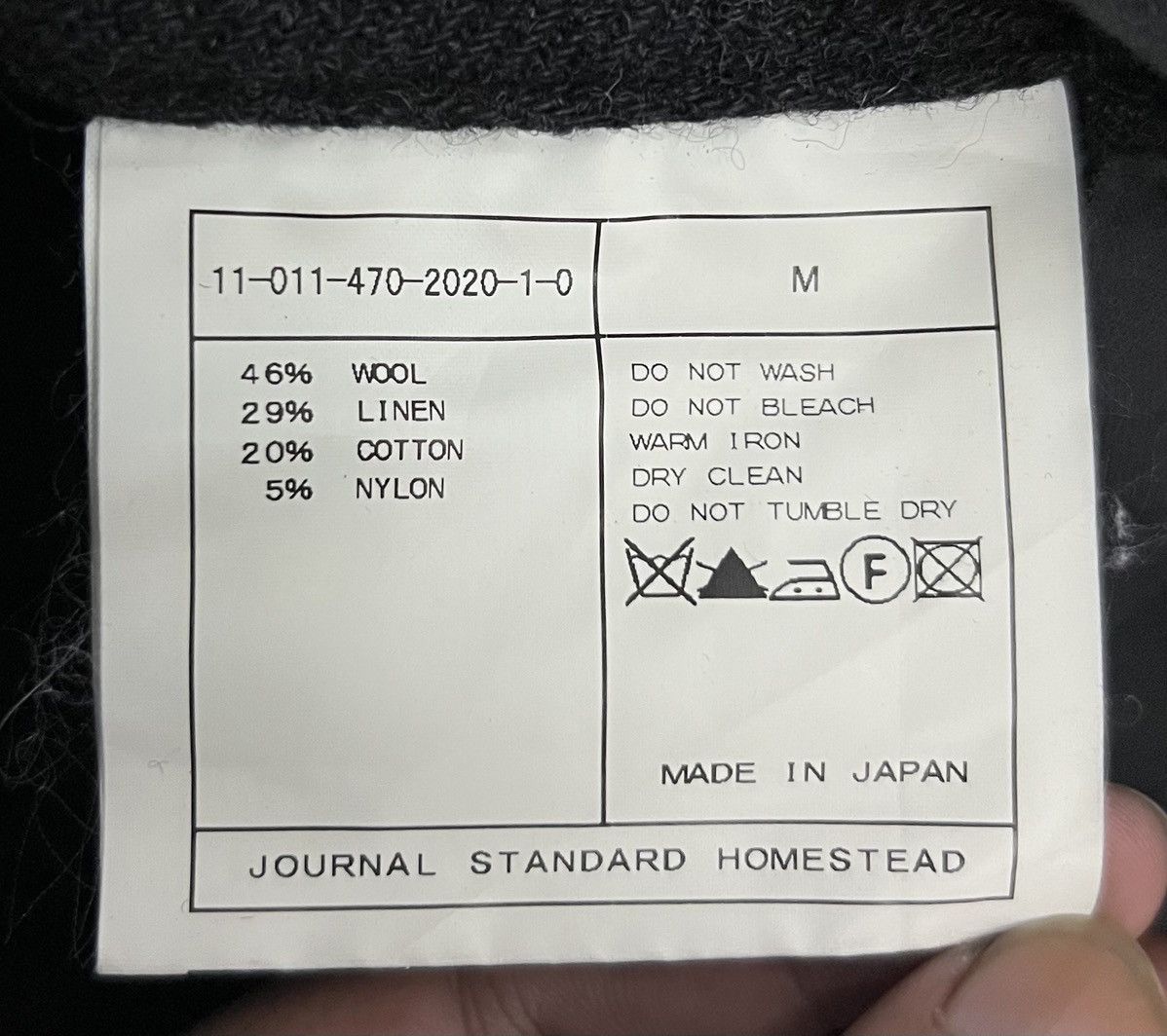 Japanese Brand × Journal Standard VINTAGE EST 2004 UNION MADE JOURNAL STANDARD JACKET COAT Size US M / EU 48-50 / 2 - 14 Thumbnail