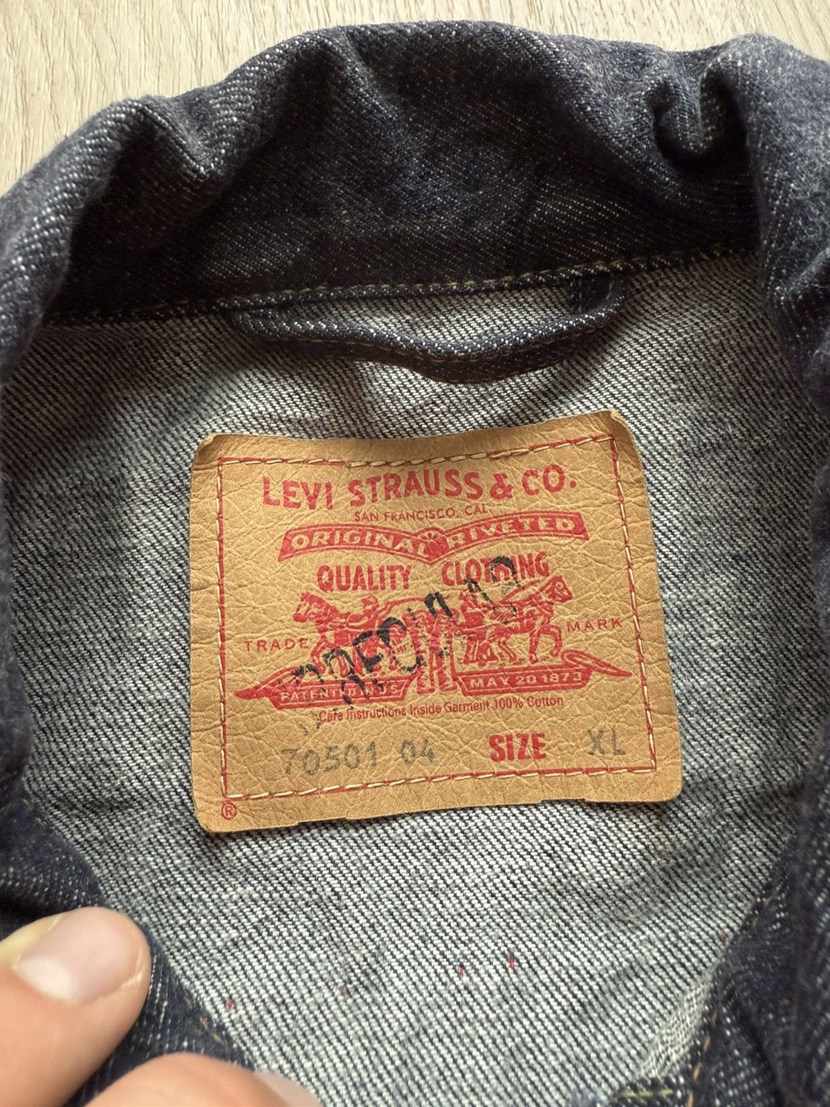 Levi's Vintage Levis Blue Denim Jacket Size US XL / EU 56 / 4 - 9 Thumbnail