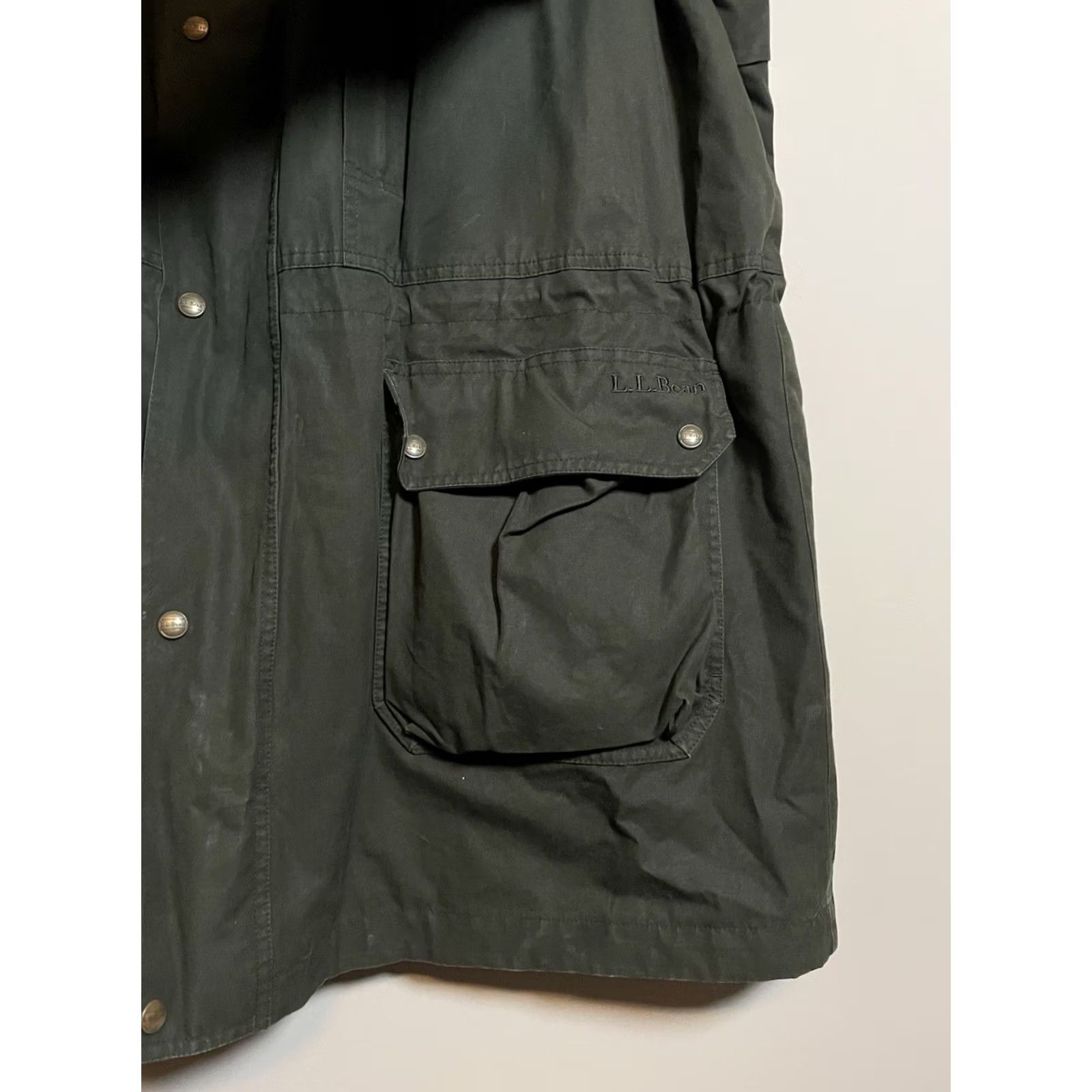 Vintage VINTAGE L.L.Bean Jacket Chore Coat Men XL Green Canvas Mid-Length Lined Cotton Winter Fall Spring Outdoor Workwear Buttoned Size US XL / EU 56 / 4 - 6 Thumbnail