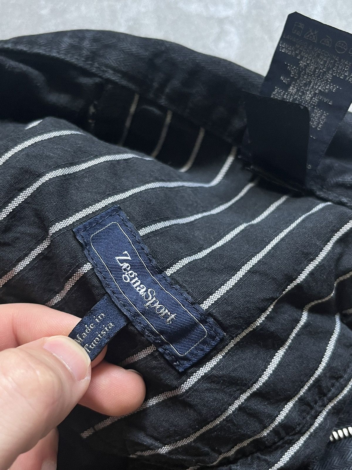 Ermenegildo Zegna Ermenegildo Zegna Sport Light Corduroy Pants Black 31 Size US 31 - 13 Thumbnail