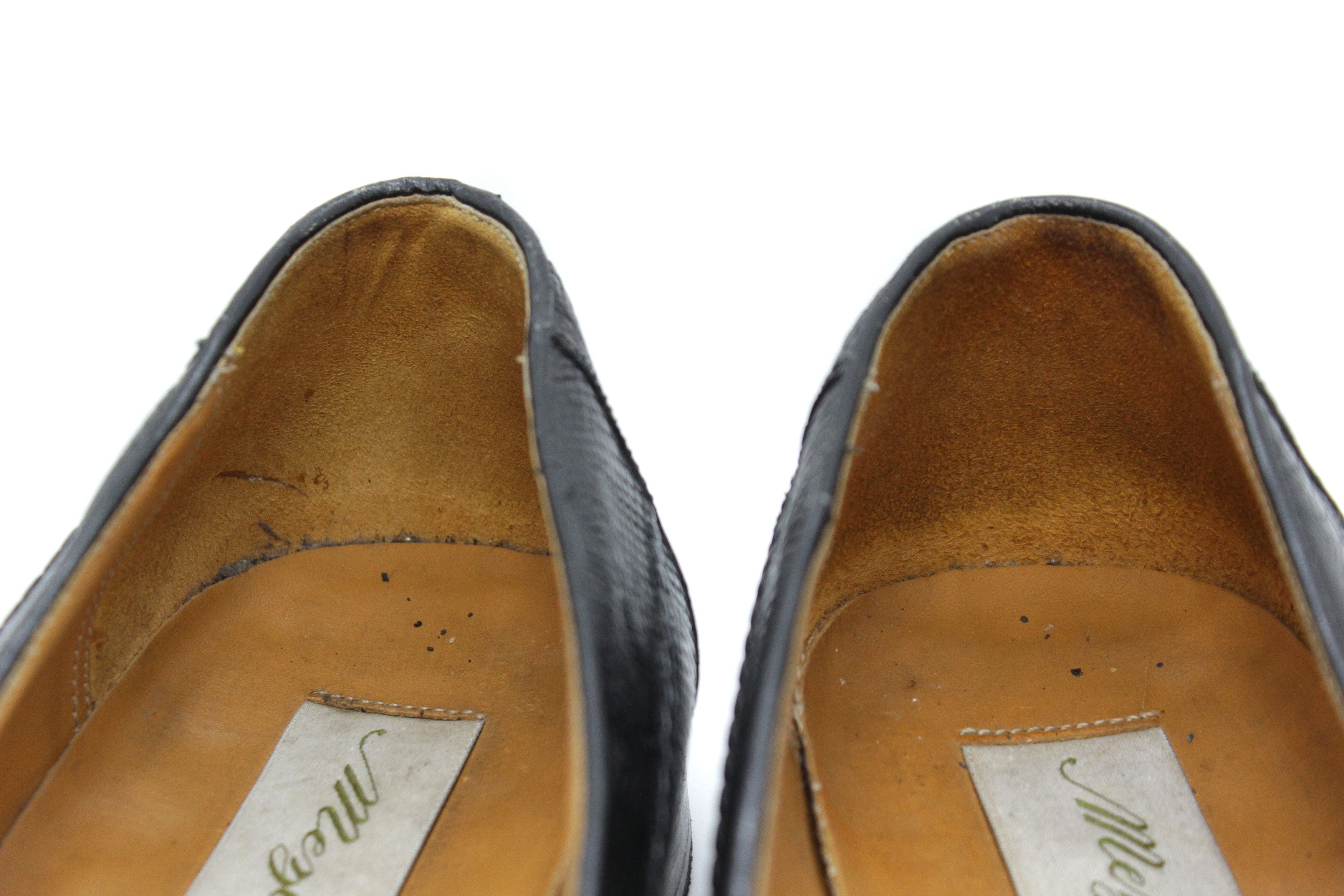 Mezlan Lizard Leather Dress Loafers Size US 10 / EU 43 - 4 Thumbnail