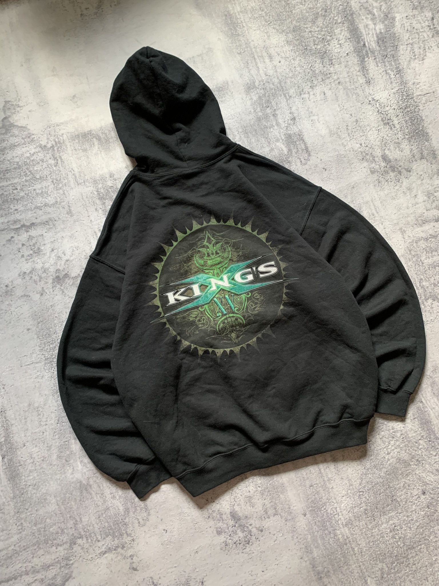 Band Tees King's X Zip Hoodie Rock Band Merch Size L Size US L / EU 52-54 / 3 - 8 Thumbnail