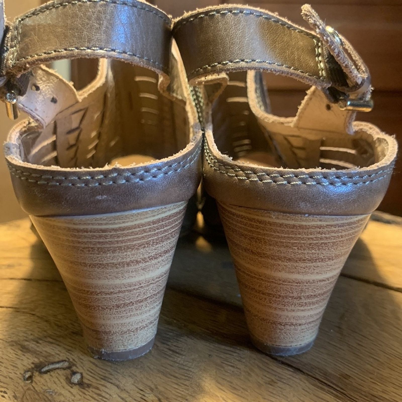 Vintage Pikolinos slingback all leather woven sandals Size US 7.5 / IT 37.5 - 8 Thumbnail
