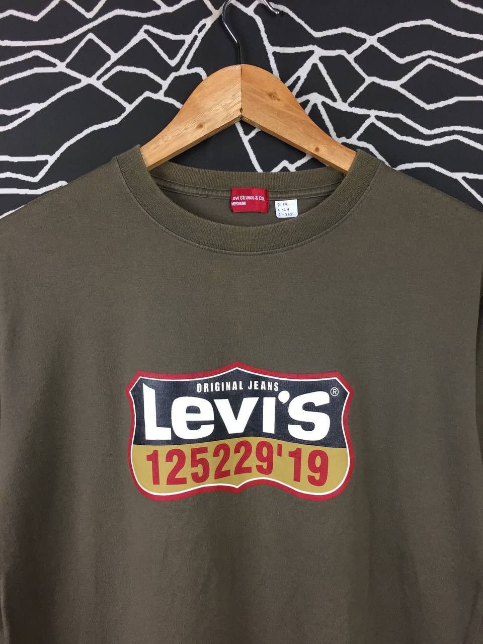 Levi's × Vintage Vtg Levi's Strauss & Co. Original Jeans Longsleeve Tee Size US M / EU 48-50 / 2 - 3 Thumbnail