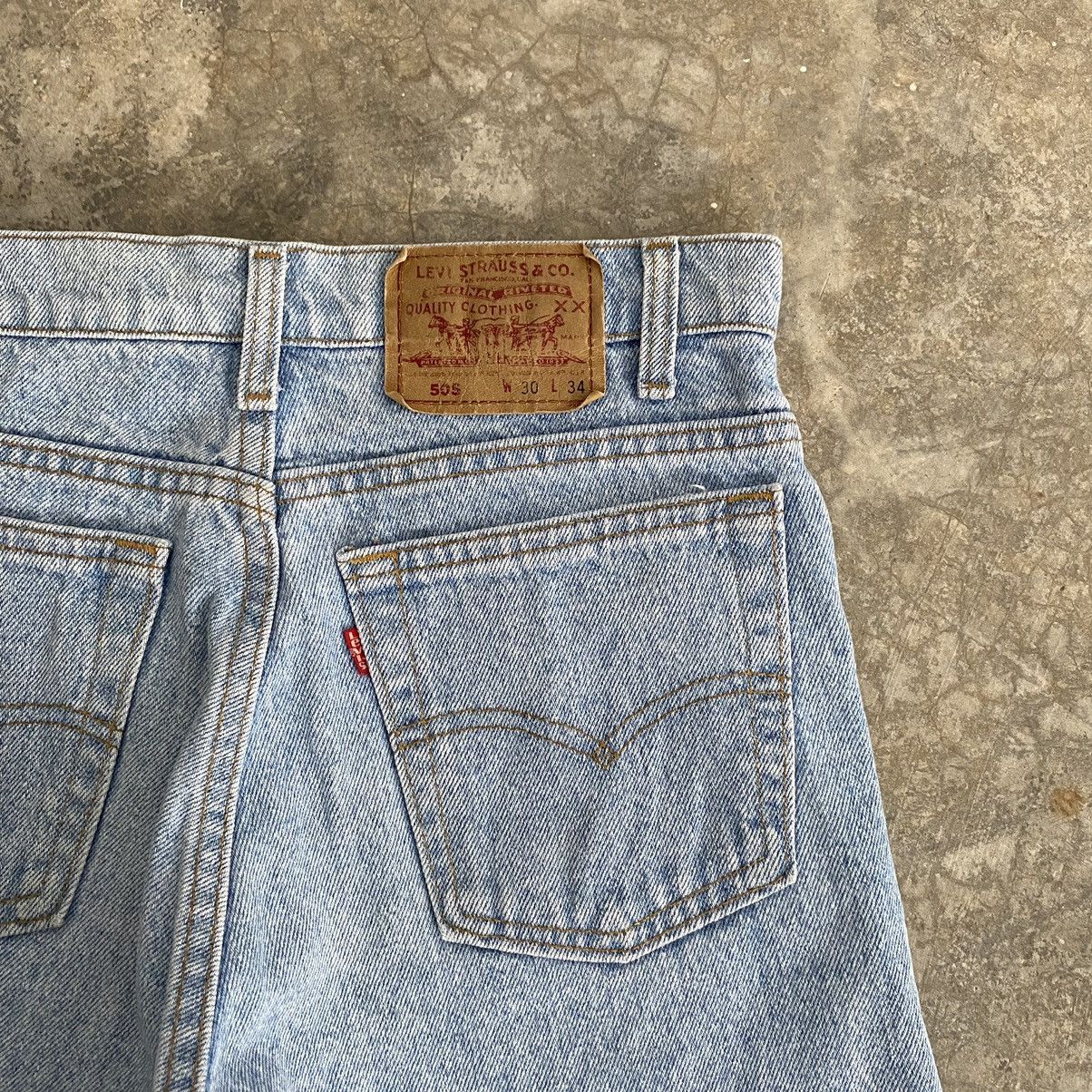 Levi's Vintage 1991 Levis 505 Light Blue Denim Shorts Jorts Cut Off Size US 29 - 12 Thumbnail