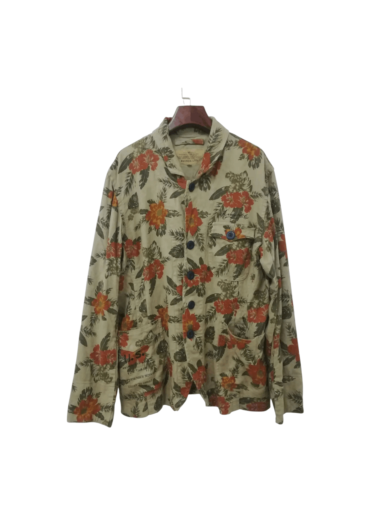 Avirex Avirex Flight Garment Specification Blazer Floral Size US L / EU 52-54 / 3 - 1 Thumbnail