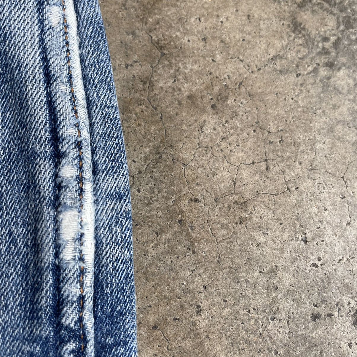 Levi's Vintage Clothing 🔥Vintage Levis 505 Orange Tab Ripped Distress Denim Jeans Size US 30 / EU 46 - 9 Thumbnail