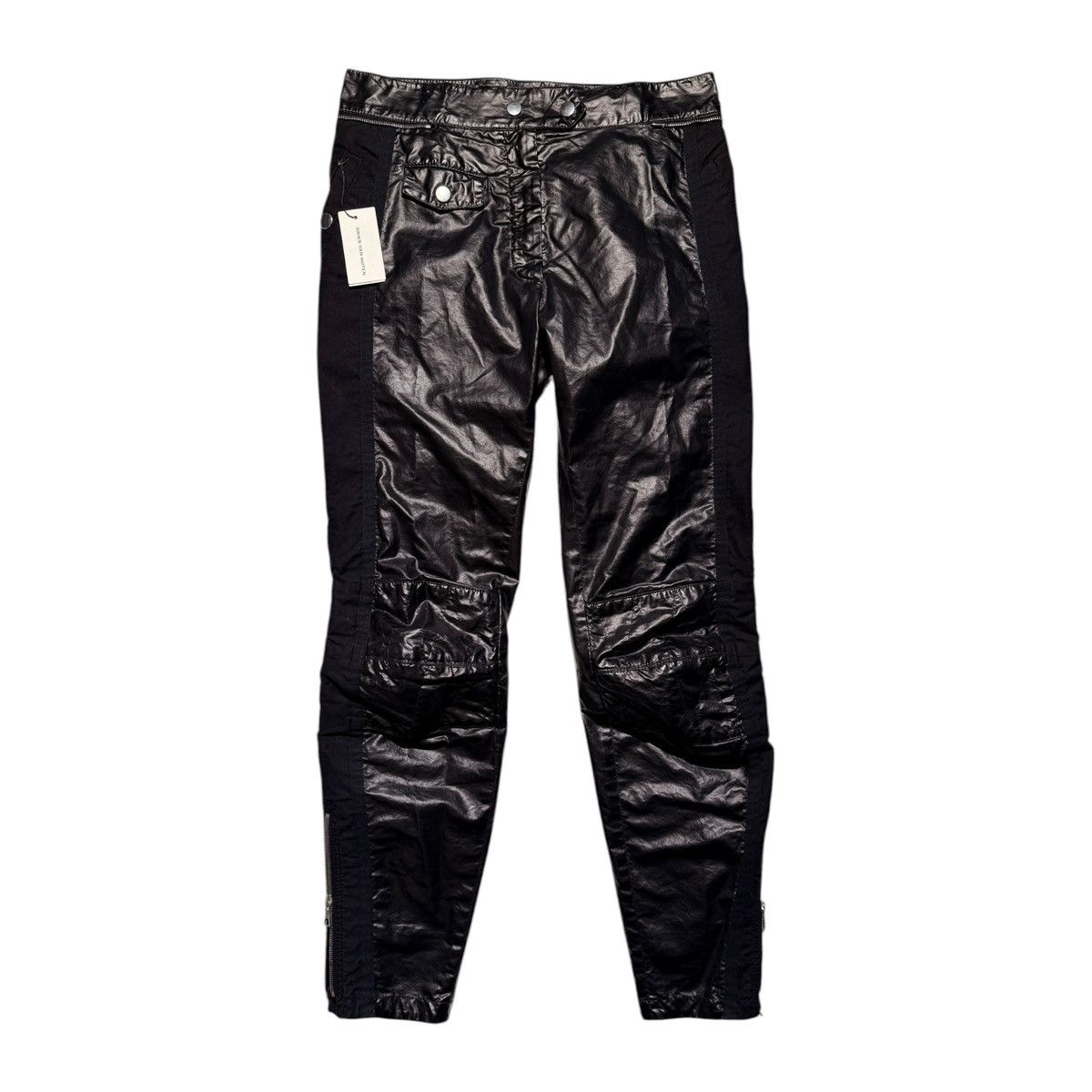 Dries Van Noten Waxed moto trouser Size US 32 / EU 48 - 1 Thumbnail