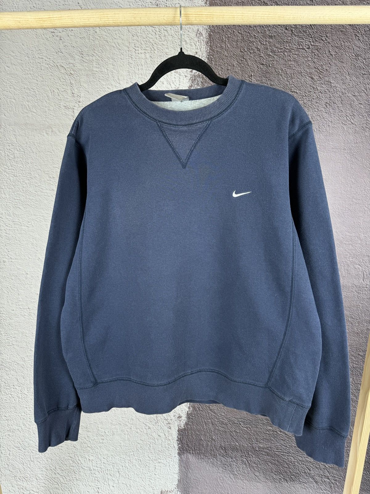 Nike × Vintage Nike vintage y2k blue faded sweatshirt size M Size US M / EU 48-50 / 2 - 2 Thumbnail