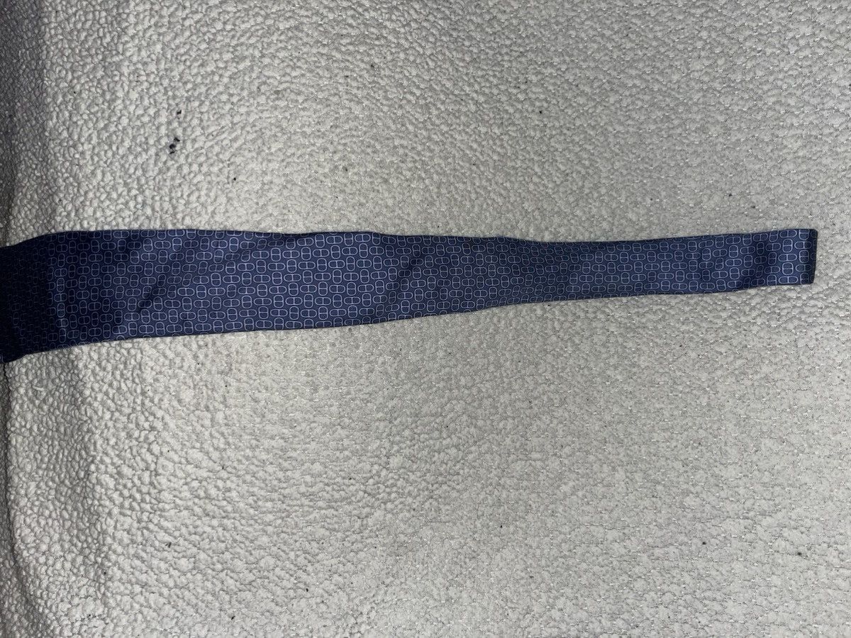 Hermes Hermes 100% Silk Men Light Blue Geometric Tie (Vintage) Rare Size ONE SIZE - 1 Thumbnail