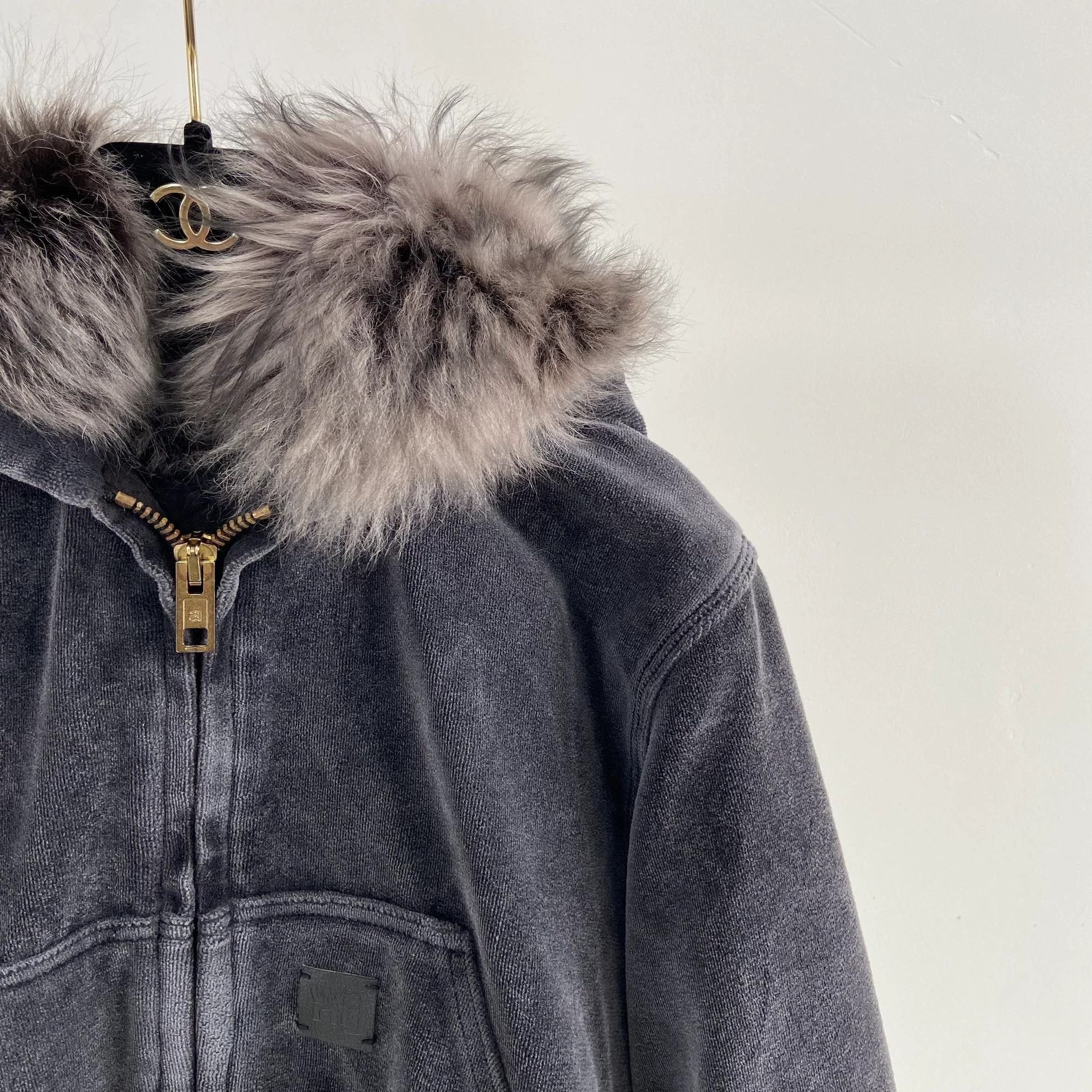 Alexander Wang Alexander Wang Gray Jacket S Removable Fur Collar Size S / US 4 / IT 40 - 4 Thumbnail