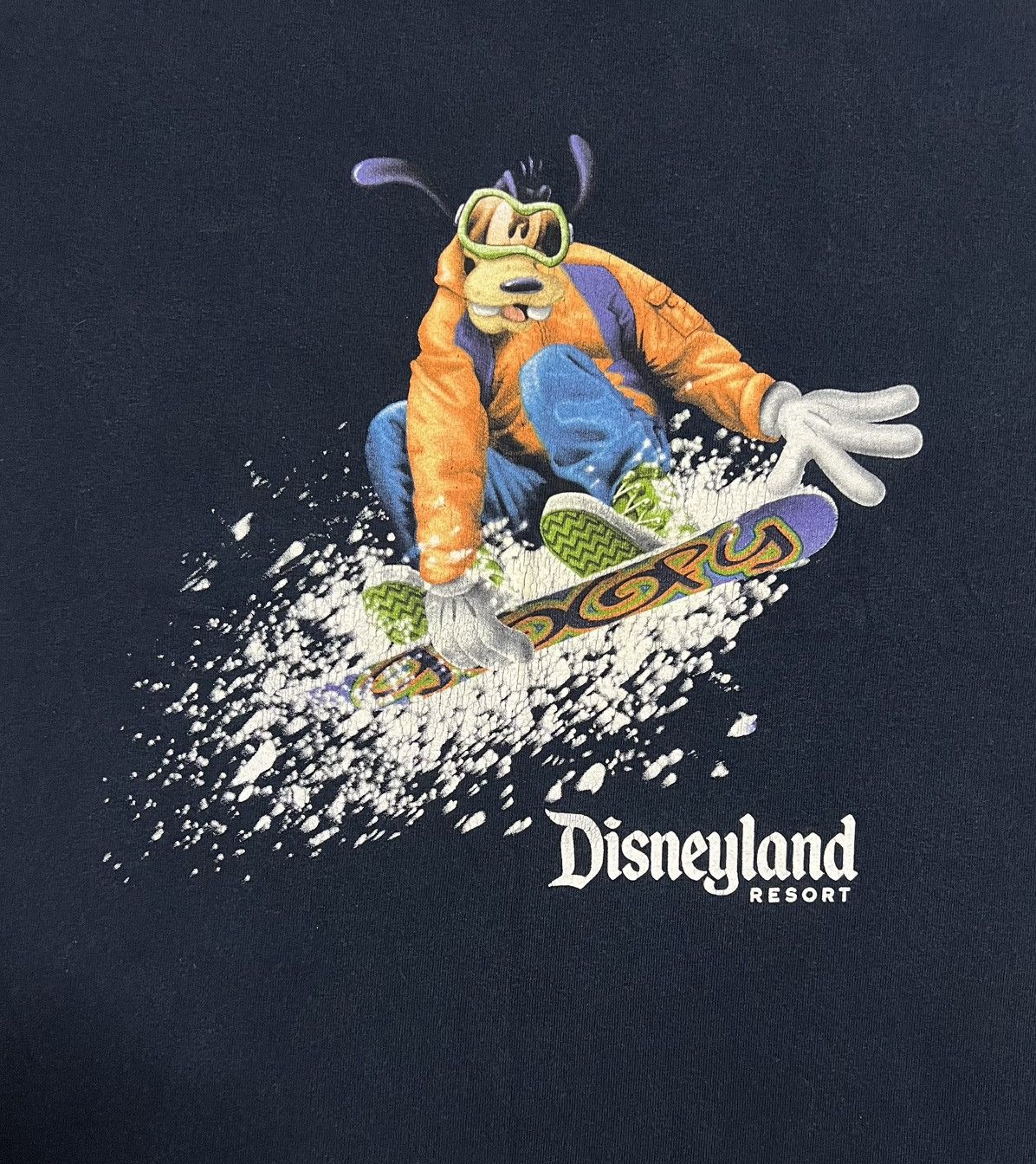 Disney Vintage Kids Disneyland Goofy Snowboard Tee Black M Size US M / EU 48-50 / 2 - 11 Thumbnail
