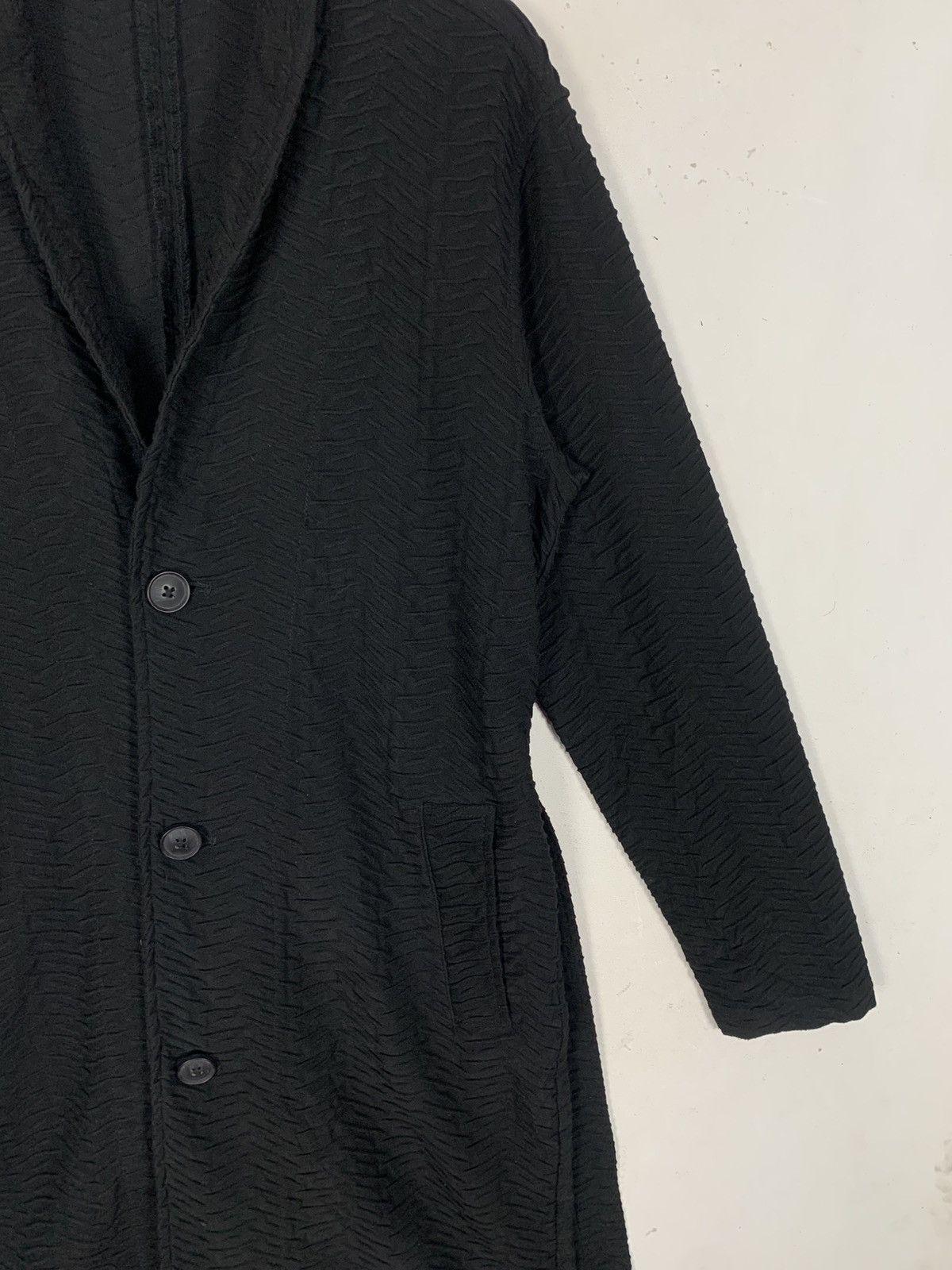 Tete Homme Tete Homme Luxury JapaneseBrand LongKnit Cardigan Long Coat Size M / US 6-8 / IT 42-44 - 7 Thumbnail