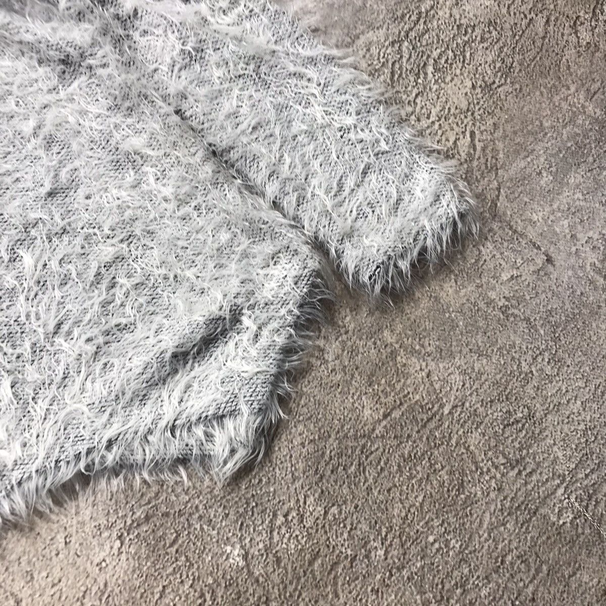 Vintage Vintage Y2K Oversized Fuzzy Mohair Knit Sweater Grey Faded M Size M / US 6-8 / IT 42-44 - 5 Thumbnail