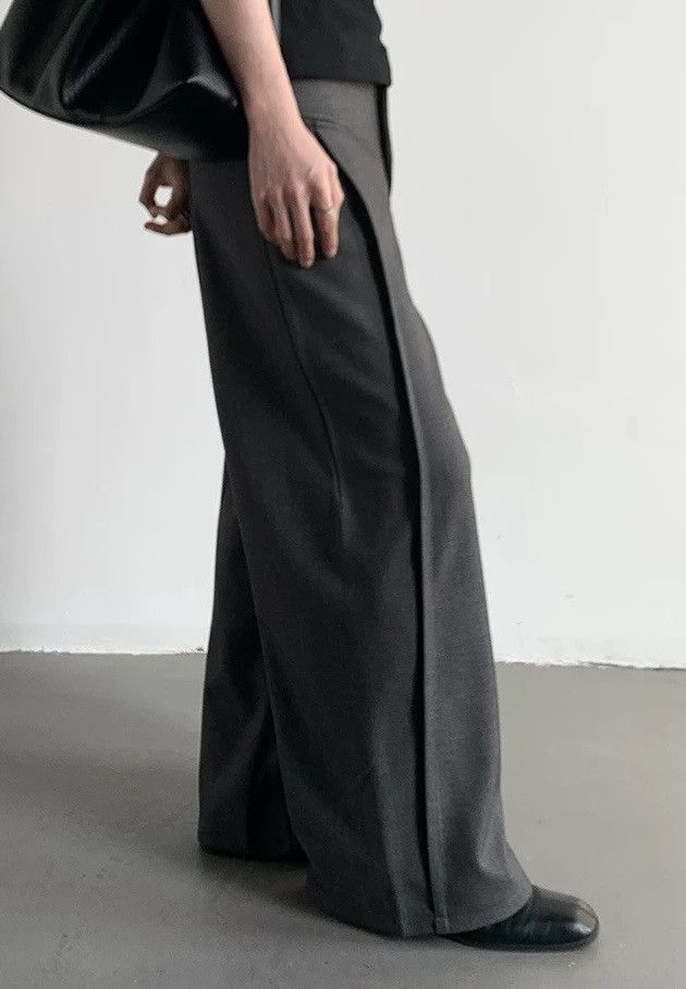 Japanese Brand × Vintage Cleanfit retro casual wide-leg pleated pants Size US 28 / EU 44 - 3 Thumbnail