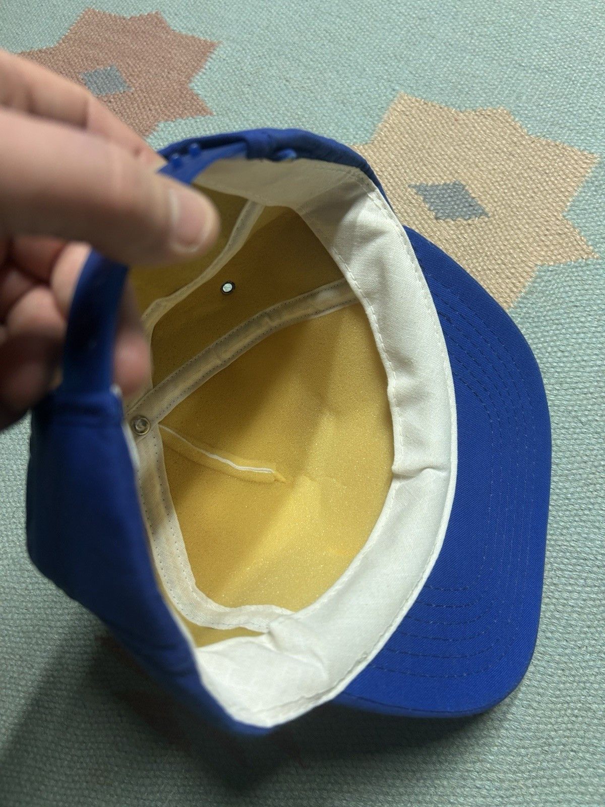 Vintage Vtg SnapBack hat Libra Associates Lebanon Oregon blue white Size ONE SIZE - 6 Thumbnail
