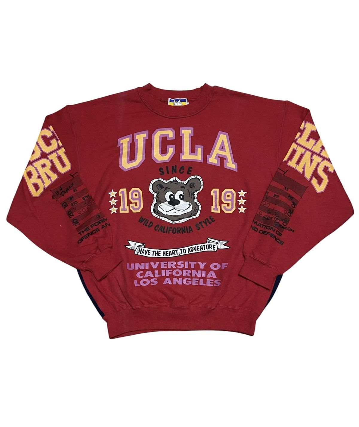 Vintage Vintage UCLA Bruins Iconic Logo Pullover Crewneck Sweatshirt Size US M / EU 48-50 / 2 - 1 Thumbnail