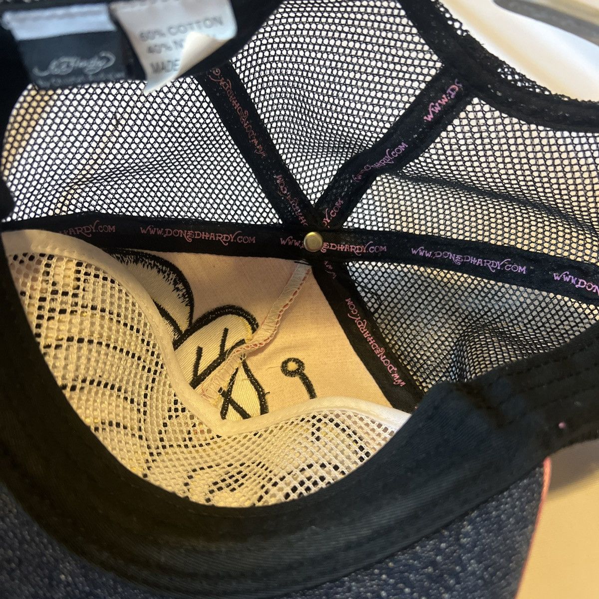 Ed Hardy Pink Ed Hardy Trucker Hat Size ONE SIZE - 5 Thumbnail