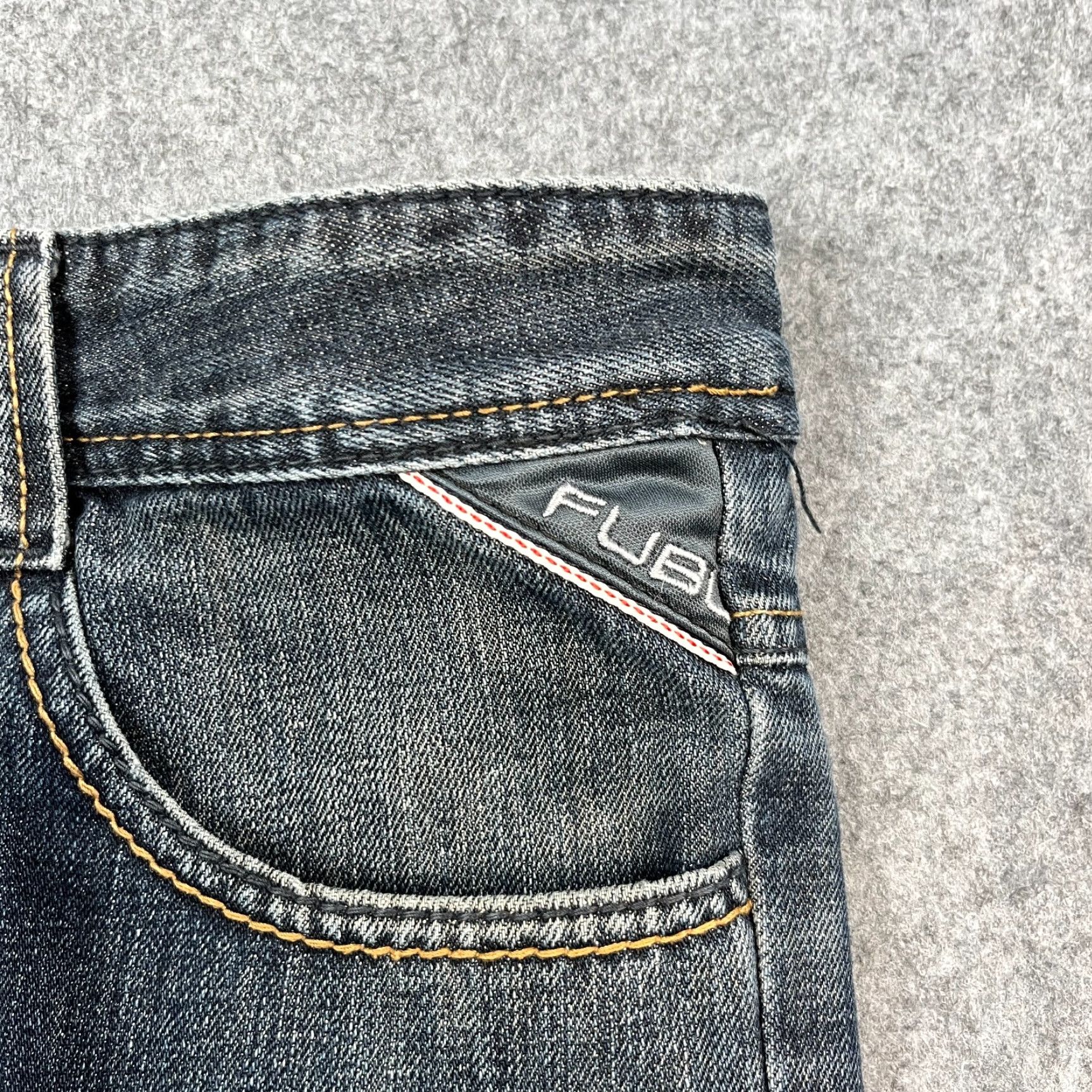 Fubu FUBU Jeans Regular Tapered 38 30 Dark Blue Denim 5-Pocket Hu Nike? Size US 38 / EU 54 - 7 Thumbnail