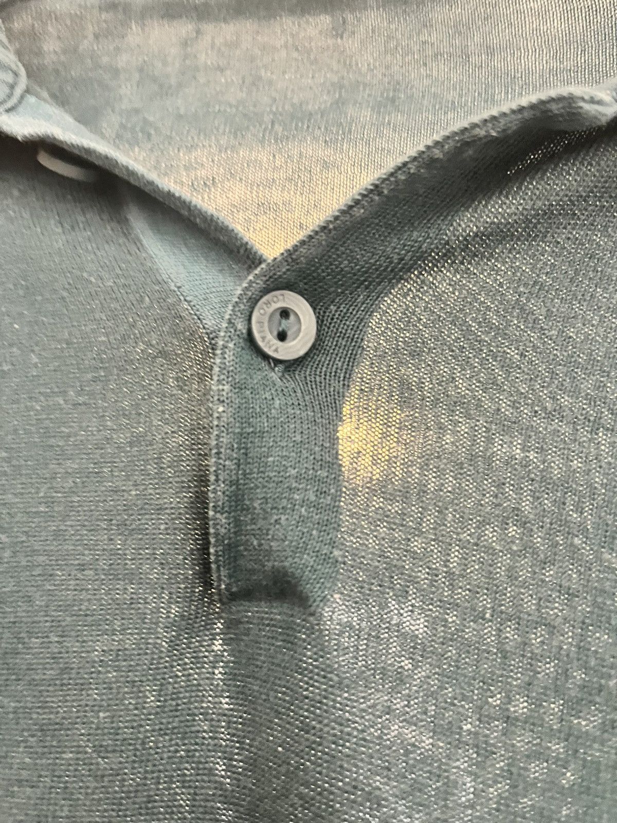 Loro Piana Loro Piana teal long sleeve polo size 48 : small / medium Size US M / EU 48-50 / 2 - 4 Thumbnail