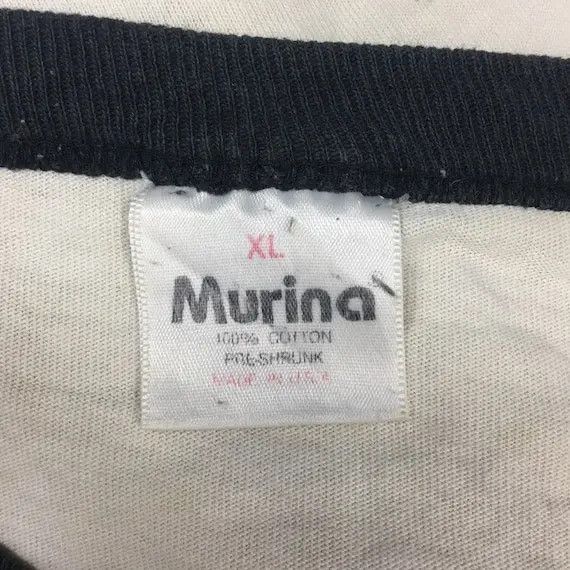 Vintage MURINA SKATEBOARDS Ringer Tee Shirt Team Paradise Skate Shop Size US XL / EU 56 / 4 - 5 Thumbnail