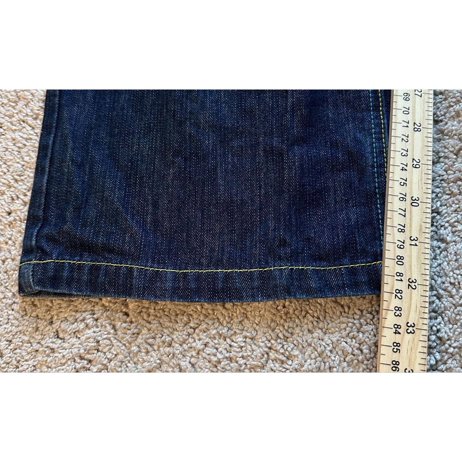 Other Miskeen Originals Embroidered Straight Denim Jeans Blue 38 Size US 38 / EU 54 - 10 Thumbnail