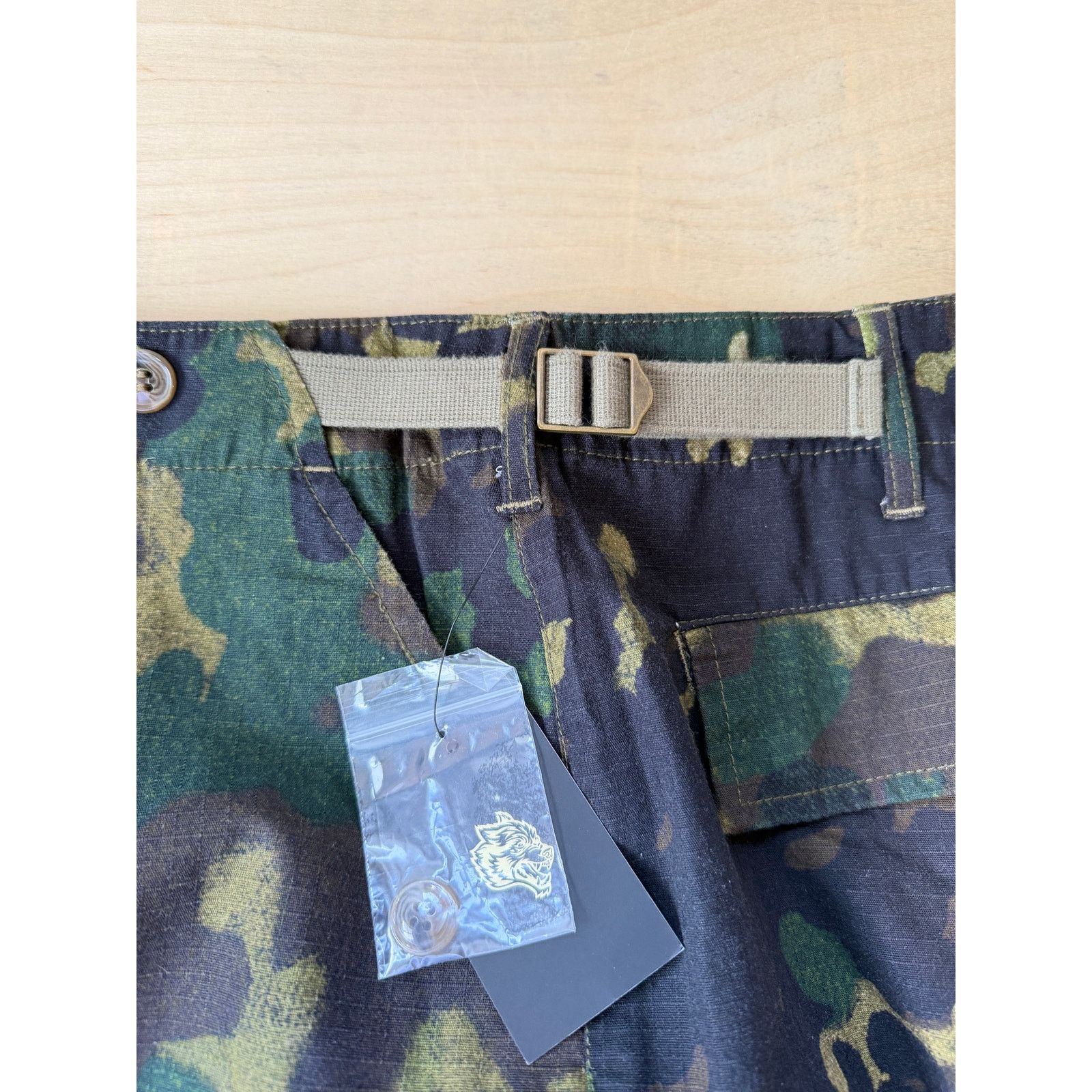 Darc Sport Darc Sport Wolves Camo Cargo Pants Green Military Size 34" / US 12 / IT 48 - 10 Thumbnail