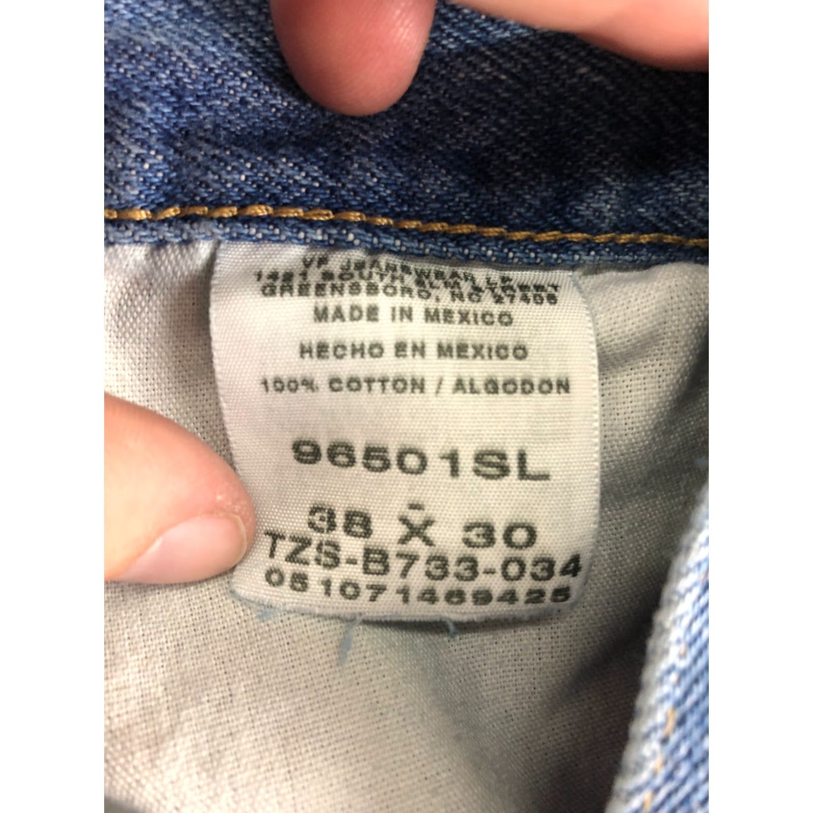 Wrangler Wrangler Jeans Mens 38x30 Mid Rise Straight Leg Medium Wash Blue Denim Jeans Size US 38 / EU 54 - 8 Thumbnail
