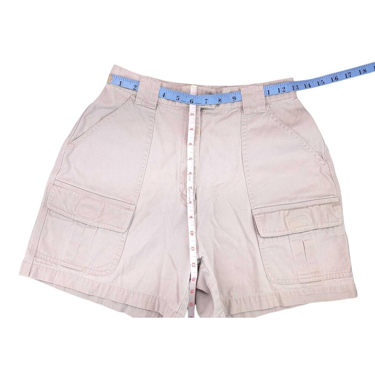 Vintage Vintage Marsh Landing Petite Khaki Cargo Shorts Women Size 6 Size 26" / US 2 / IT 38 - 6 Thumbnail