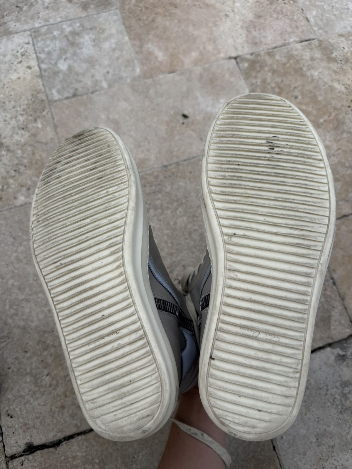 Rick Owens Rick Owens Pearl Milk Reflective Geobasket Size US 10 / EU 43 - 8 Thumbnail
