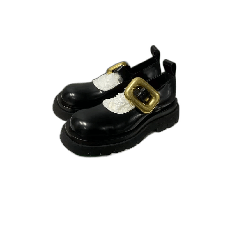 Bottega Veneta Bottega Veneta's latest black Mary Jane platform shoes Size US 5 / EU 37 - 1 Thumbnail