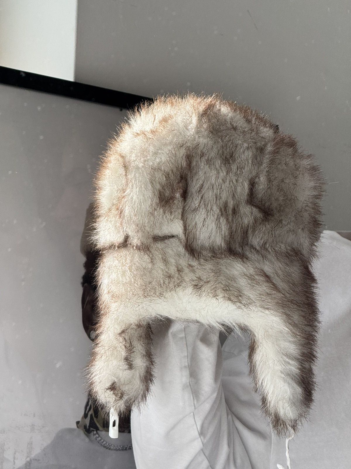Japanese Brand Vintage fuzzy mohair japanese ushanka hat avant garde Size ONE SIZE - 6 Thumbnail