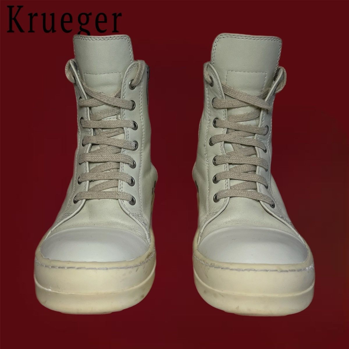 Rick Owens Rick Owes White Ramones 2018 Size US 6 / IT 36 - 2 Thumbnail