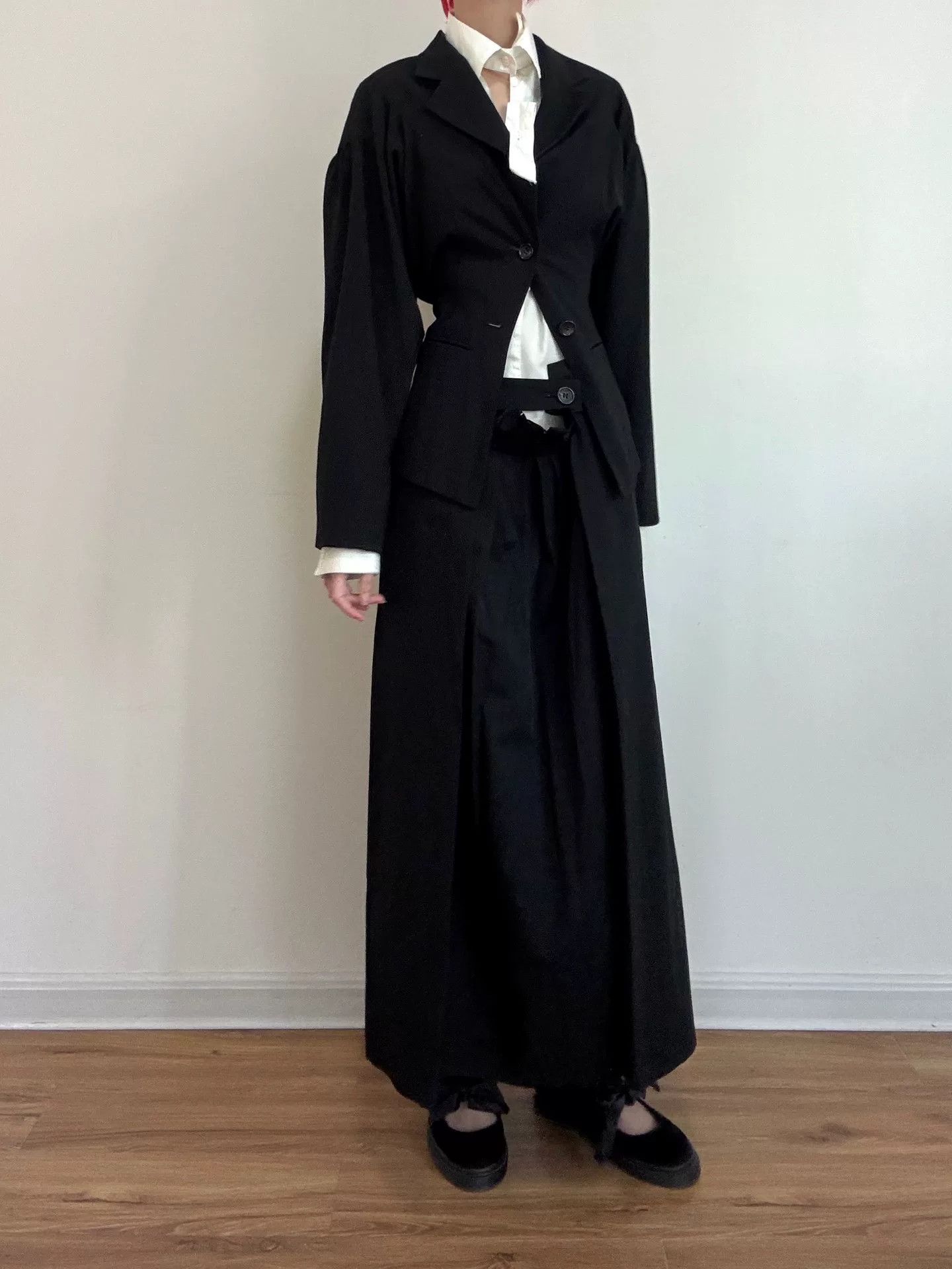 Yohji Yamamoto Y's Yohji Yamamoto Black Skirt Size 26" / US 2 / IT 38 - 1 Thumbnail